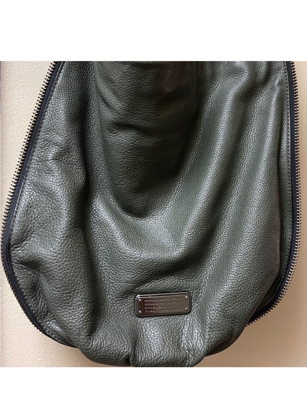 RARE Green Marc Jacobs Leather Hobo Bag in Dark Green